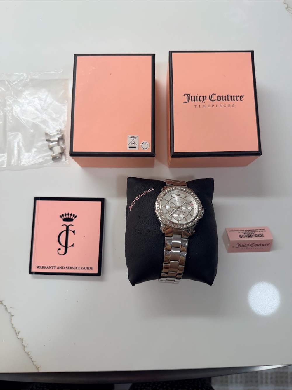 Juicy Couture Silver Bracelet Watch - Picture 12 of 12